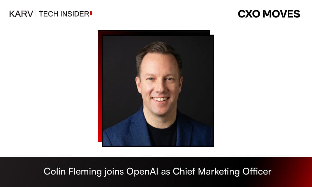 Colin Fleming Joins OpenAI as Chief Marketing Officer