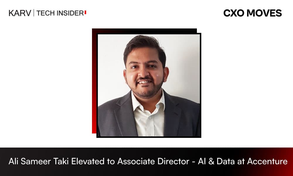 Ali Sameer Taki Elevated to Associate Director - AI & Data at Accenture Strategy & Consulting