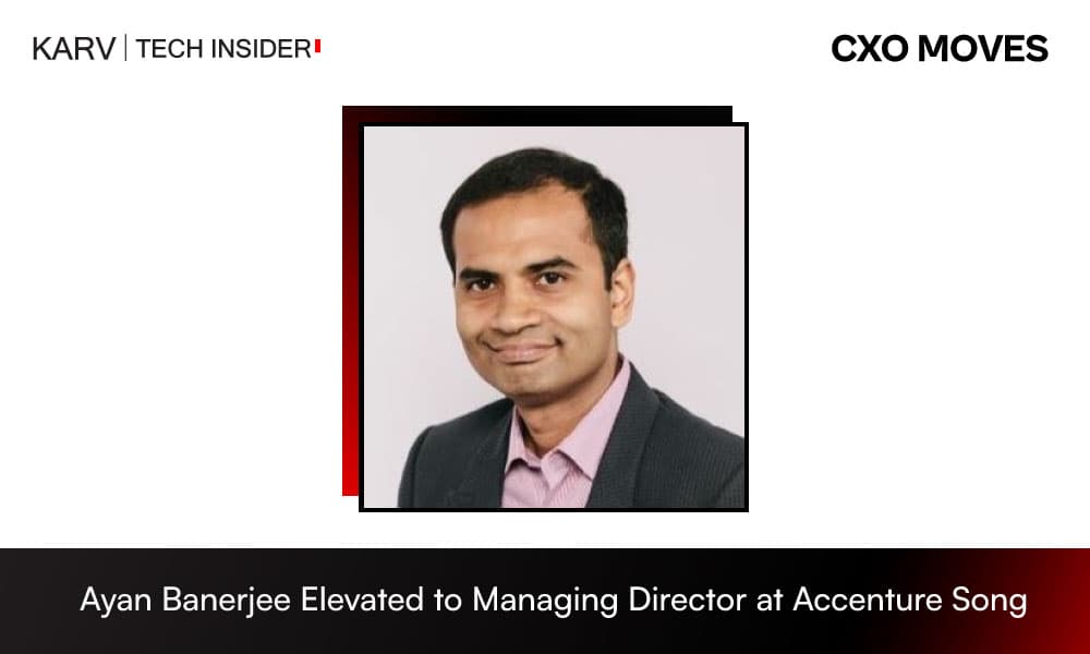 Ayan Banerjee Elevated to Managing Director at Accenture Song