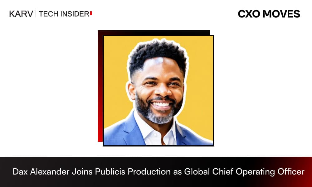 Dax Alexander Joins Publicis Production as Global Chief Operating Officer
