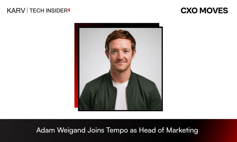 Tempo Appoints Adam Weigand as Head of Marketing