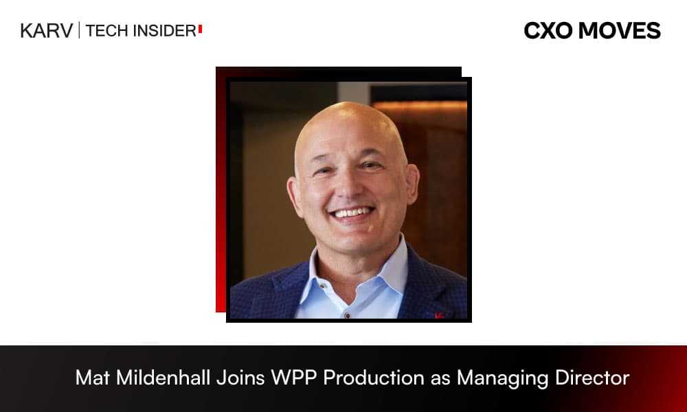 Mat Mildenhall Joins WPP Production as Managing Director, Clients & Growth, North America