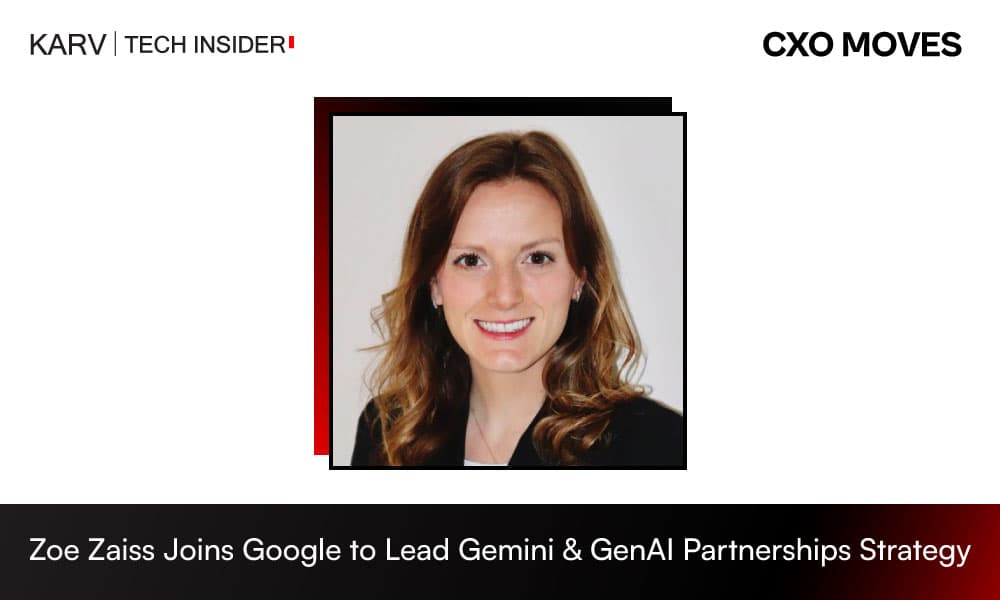 Google Appoints Zoe Zaiss as Strategy and Operations Lead for Gemini & GenAI Partnerships