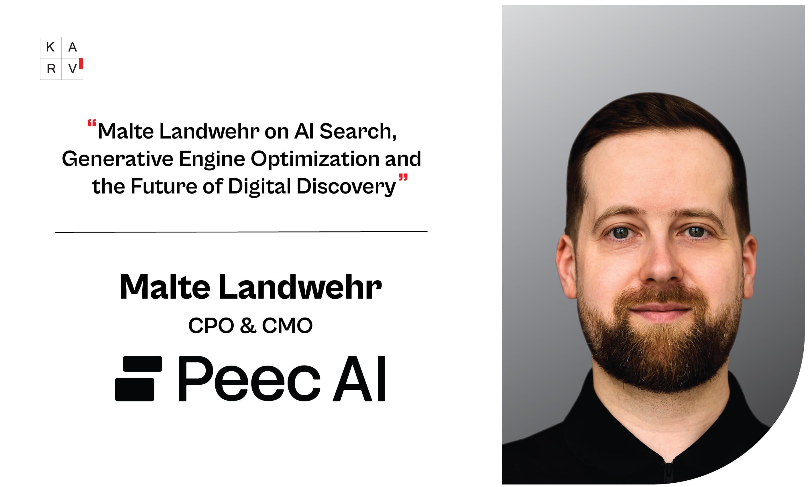 Malte Landwehr discusses AI Search, Generative Engine Optimization (GEO), AI visibility, and the future of digital discovery.