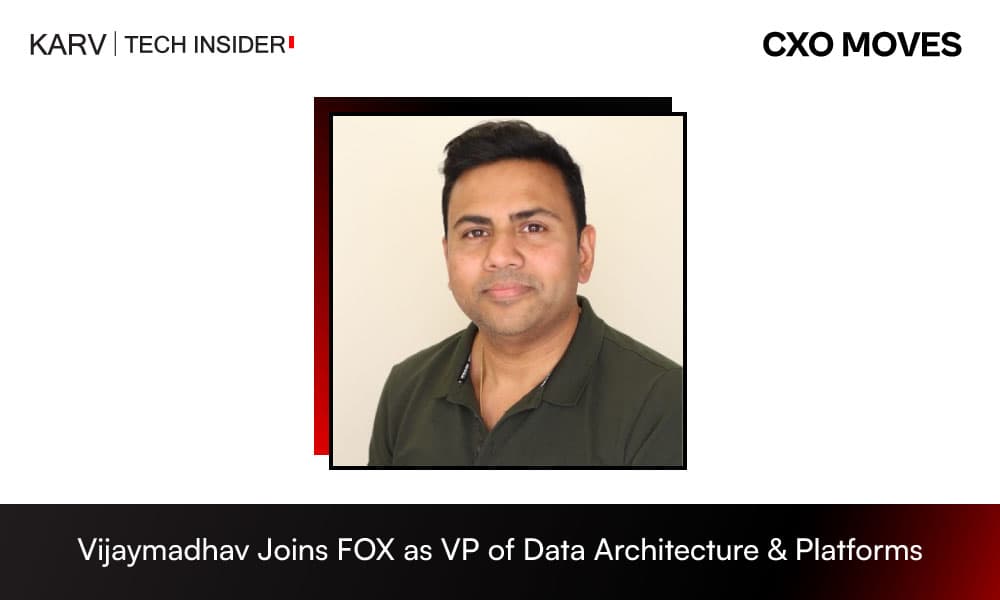 FOX Appoints Vijaymadhav C. as Vice President of Data Architecture & Platforms