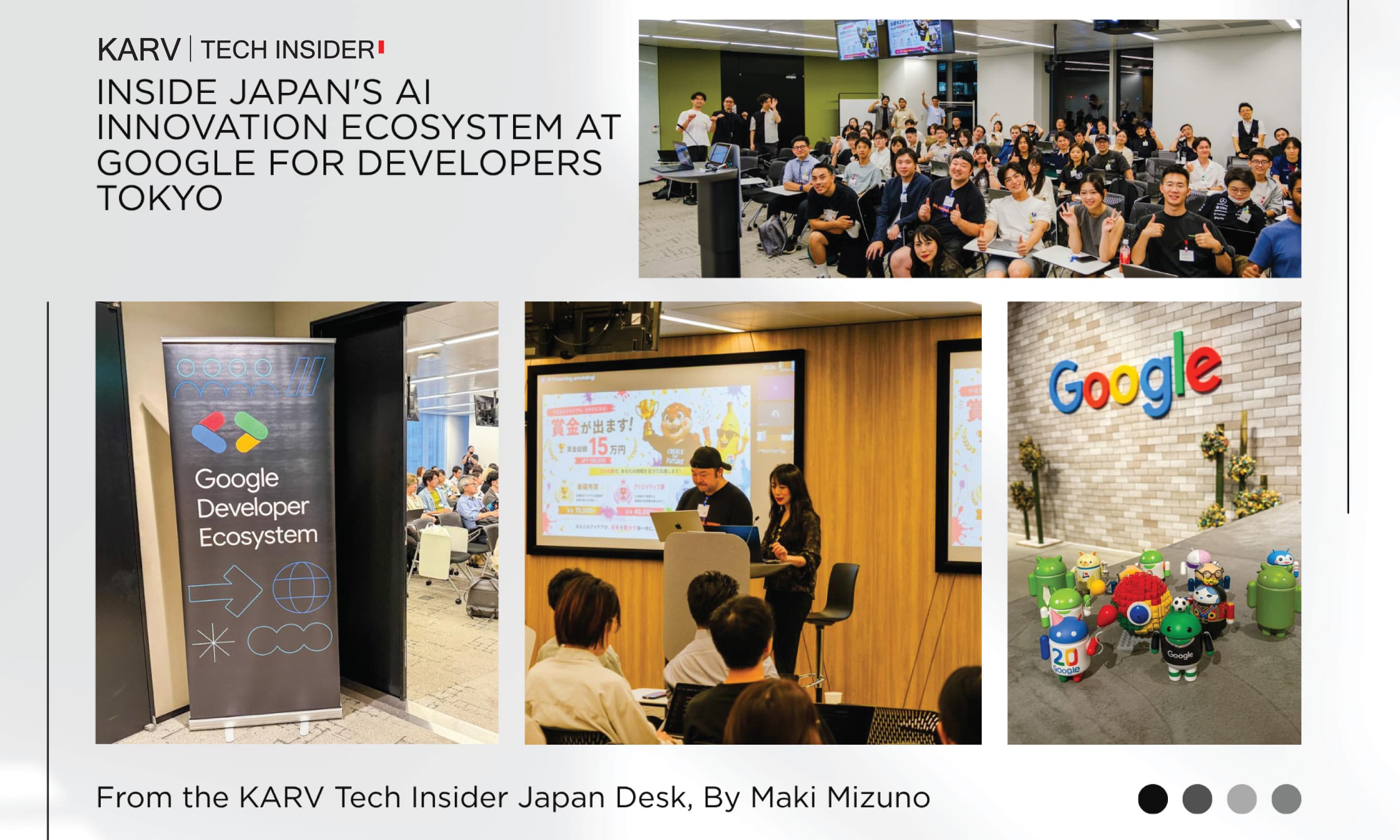 Google for Developers Tokyo AI Hackathon in Japan featuring developers, AI innovation, and Maki Mizuno