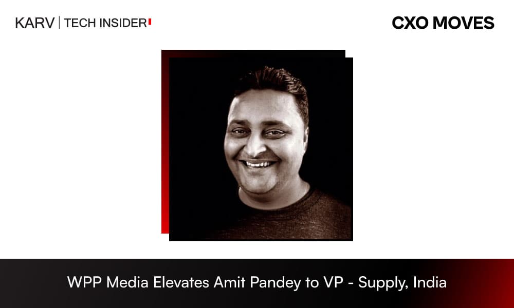 WPP Media Elevates Amit Pandey to Vice President – Supply, Media Solutions, India
