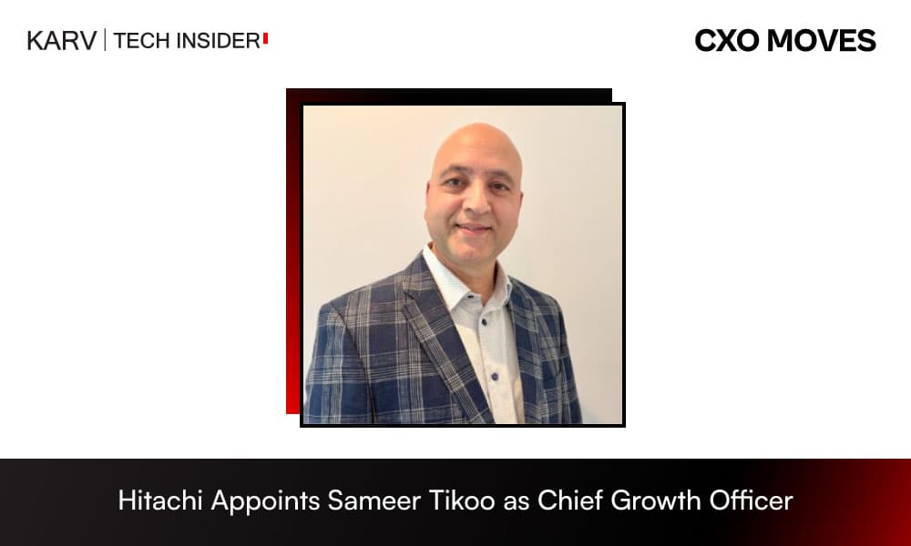 Sameer Tikoo Appointed Chief Growth Officer at Hitachi Americas