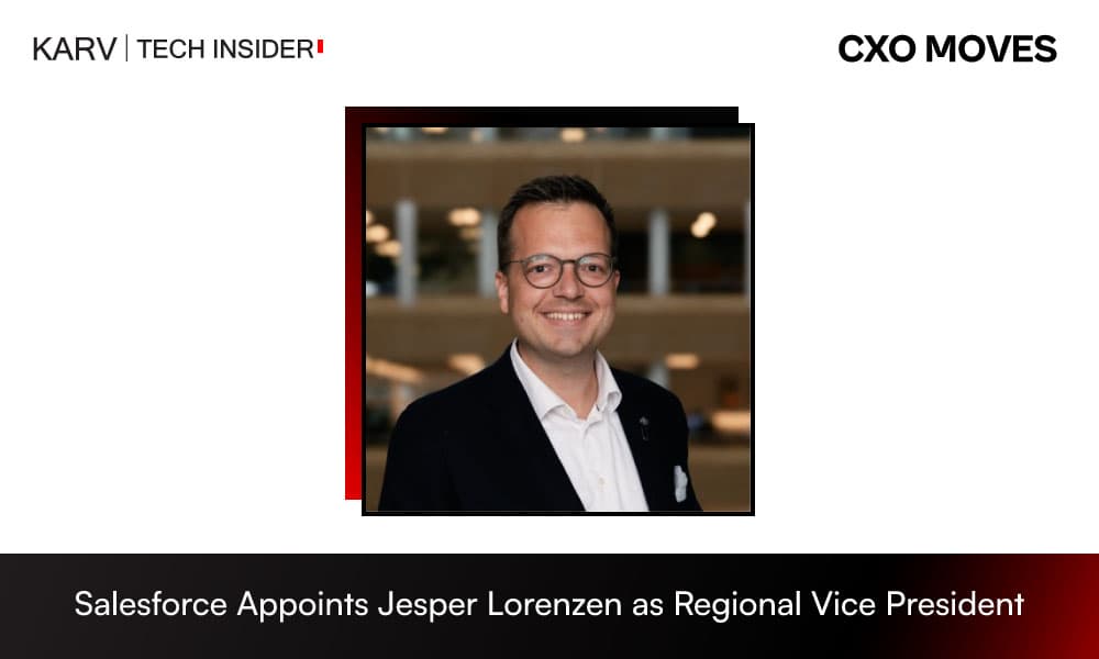 Jesper Lorenzen Joins Salesforce as Regional Vice President