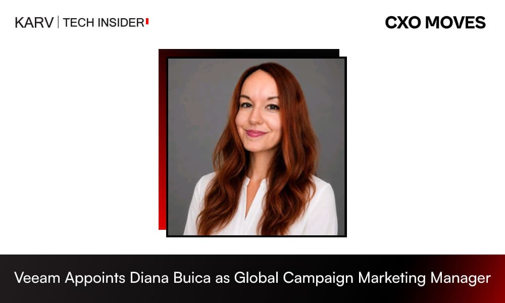 Diana Buica Returns to Veeam as Global Campaign Marketing Manager for Security & AI Governance