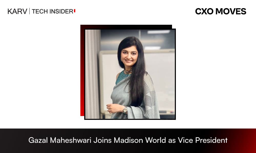 Gazal Maheshwari Joins Madison World as Vice President