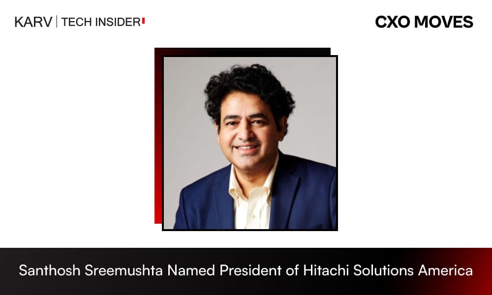 Santhosh Sreemushta Named President of Hitachi Solutions America