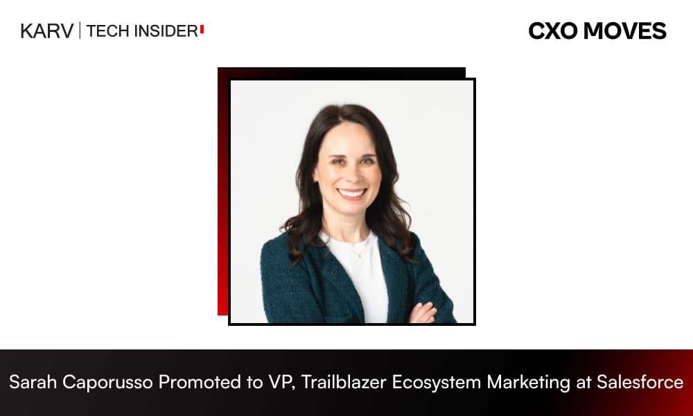 Sarah Caporusso Promoted to VP, Trailblazer Ecosystem Marketing at Salesforce