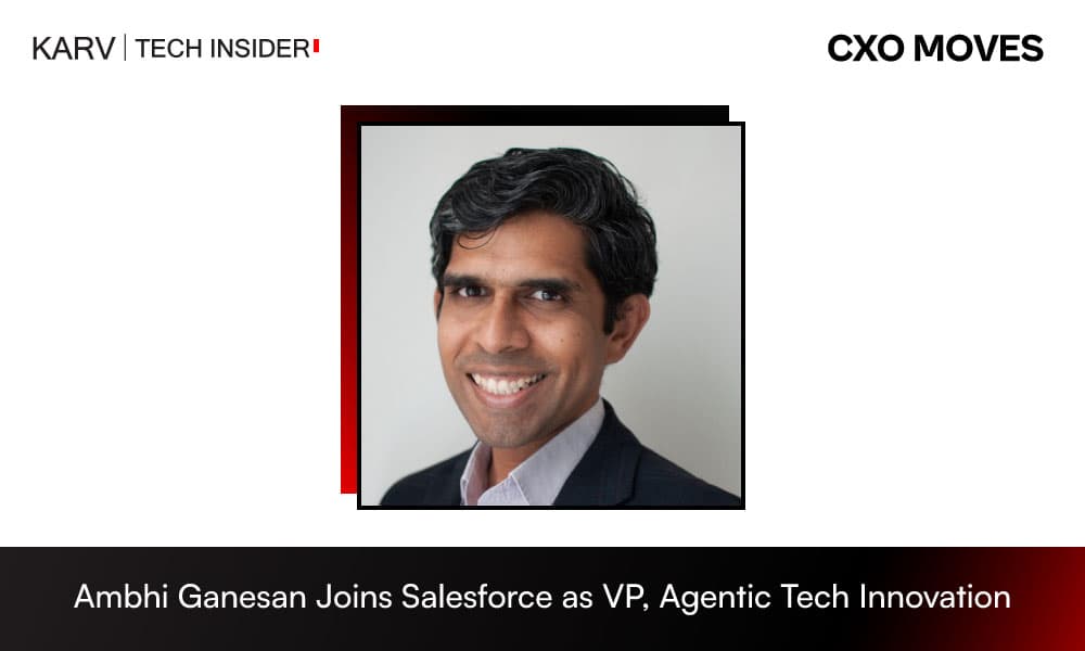 Ambhi Ganesan Joins Salesforce as VP, Agentic Tech Innovation
