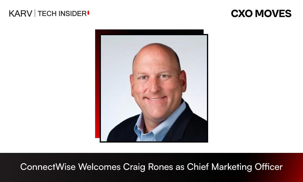 Craig Rones Joins ConnectWise as Chief Marketing Officer