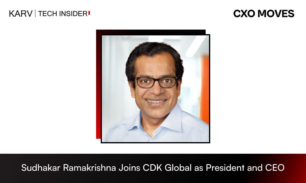Sudhakar Ramakrishna Joins CDK Global as President and CEO