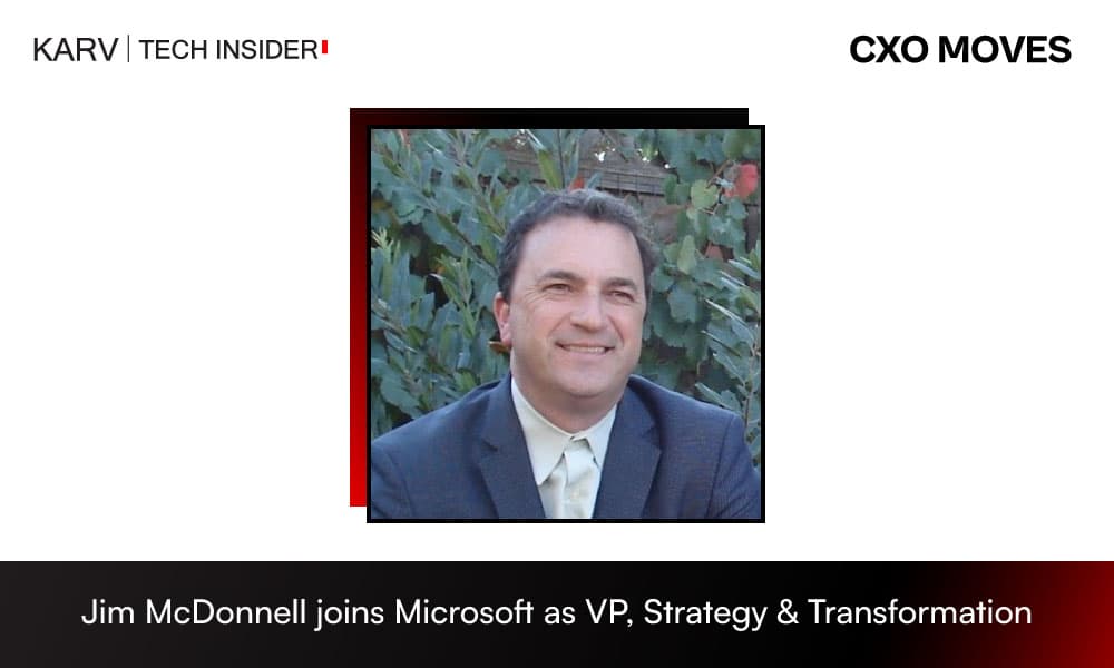 Jim McDonnell joins Microsoft as Vice President, Strategy & Transformation