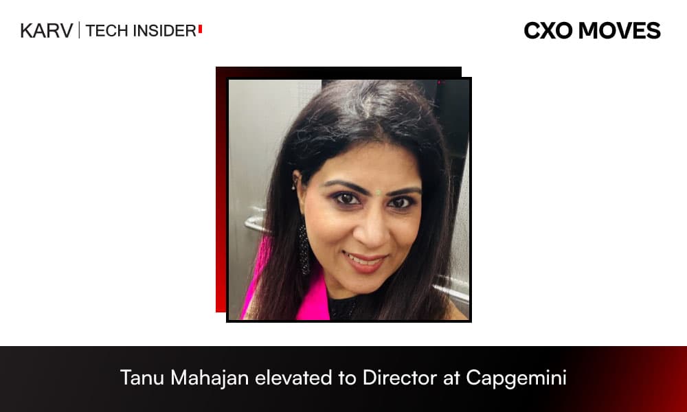 Capgemini elevates Tanu Mahajan to Director