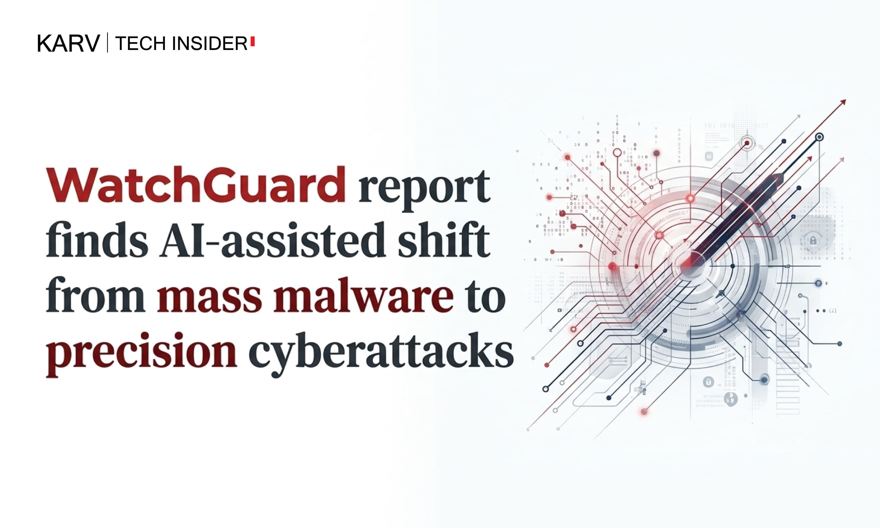 WatchGuard report finds AI-assisted shift from mass malware to precision cyberattacks
