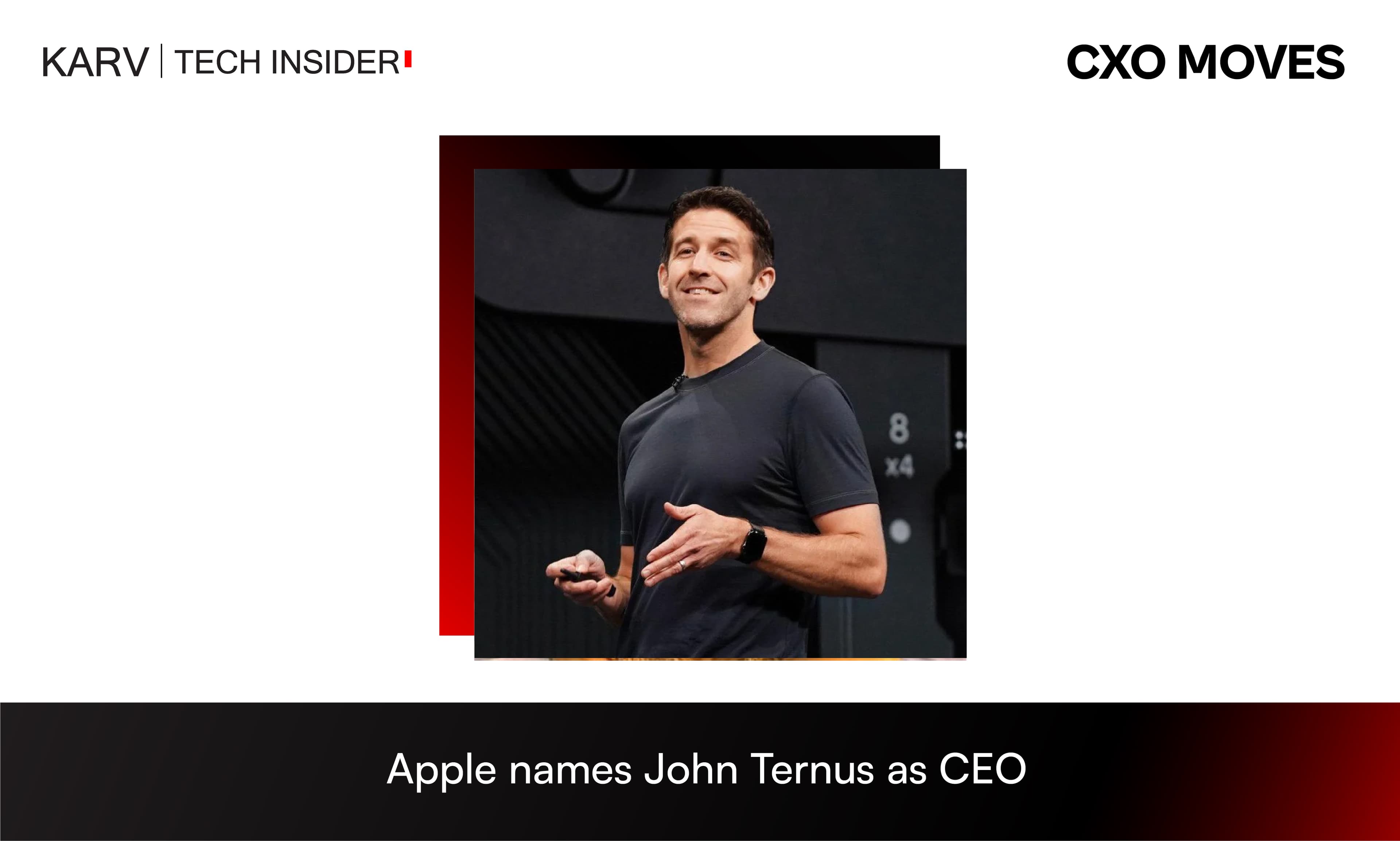 Apple names John Ternus as CEO as Tim Cook transitions to executive chairman role