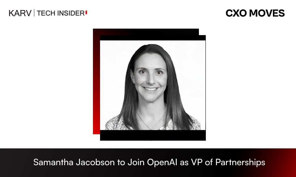 Samantha Jacobson to Join OpenAI as VP of Partnerships