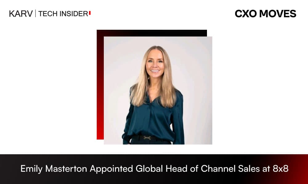 Emily Masterton Appointed Global Head of Channel Sales at 8x8