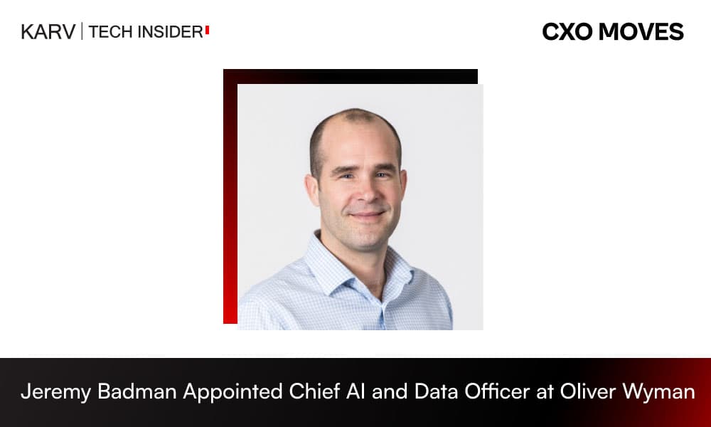 Jeremy Badman Appointed Chief AI and Data Officer at Oliver Wyman