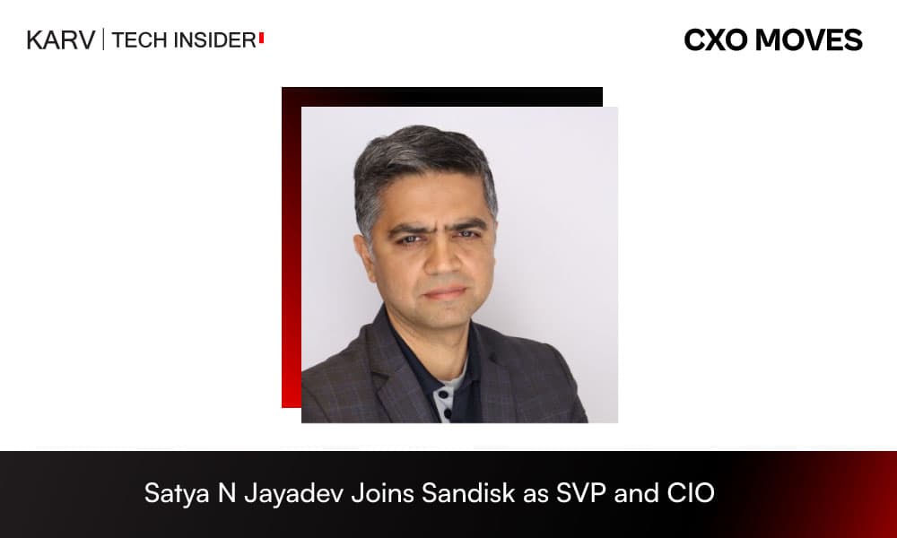 Satya N Jayadev Joins Sandisk as Senior Vice President and Chief Information Officer