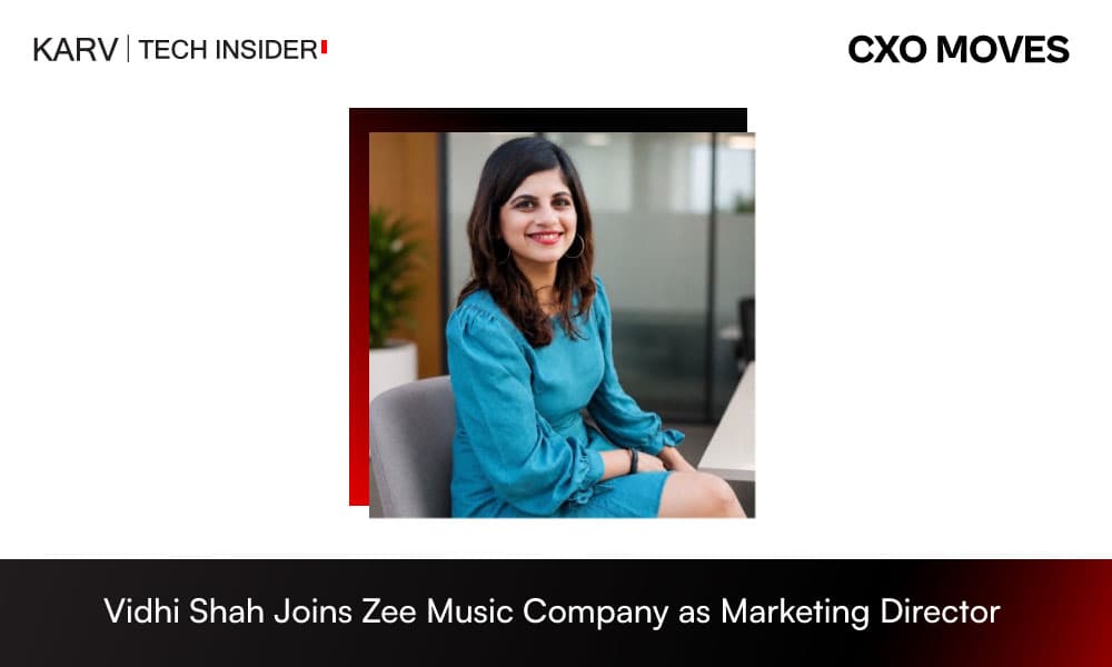 Vidhi Shah Joins Zee Music Company as Marketing Director