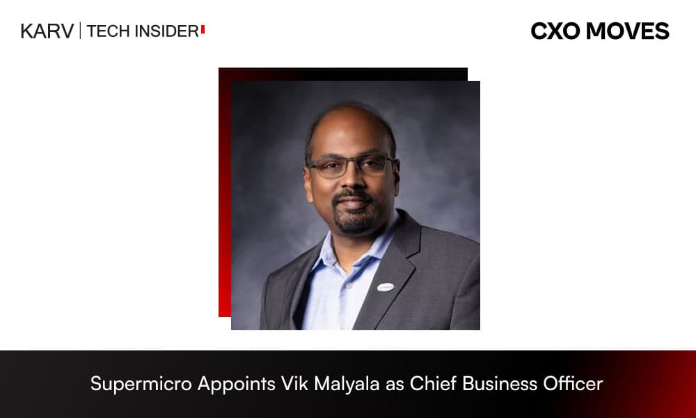 Supermicro Appoints Vik Malyala as Chief Business Officer
