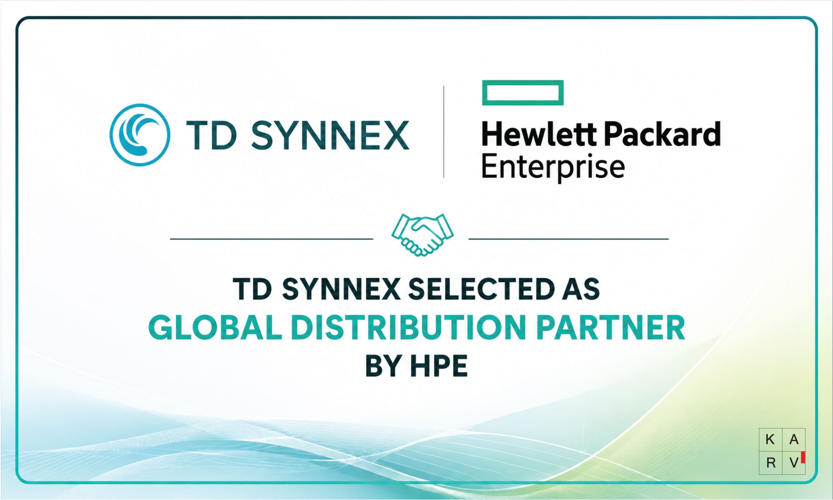 TD SYNNEX Selected by HPE as Global Distribution Partner