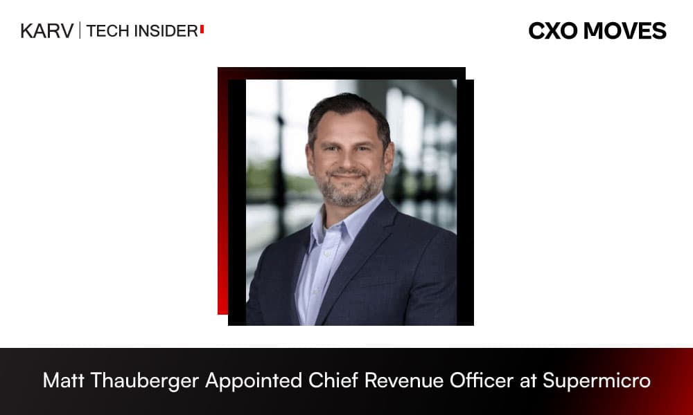Matt Thauberger Appointed Chief Revenue Officer at Supermicro