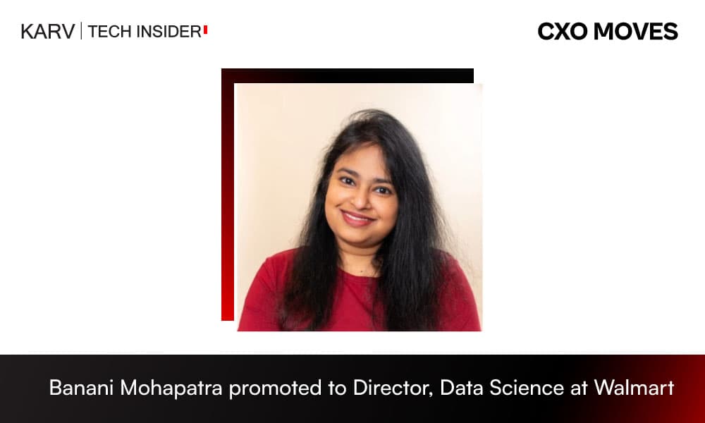 Banani Mohapatra Elevated to Director, Data Science at Walmart