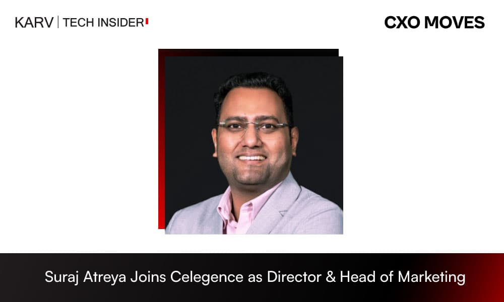 Suraj Atreya Joins Celegence as Director & Head of Marketing