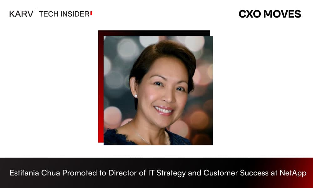 Estifania Chua Elevated to Director of IT Strategy and Customer Success at NetApp